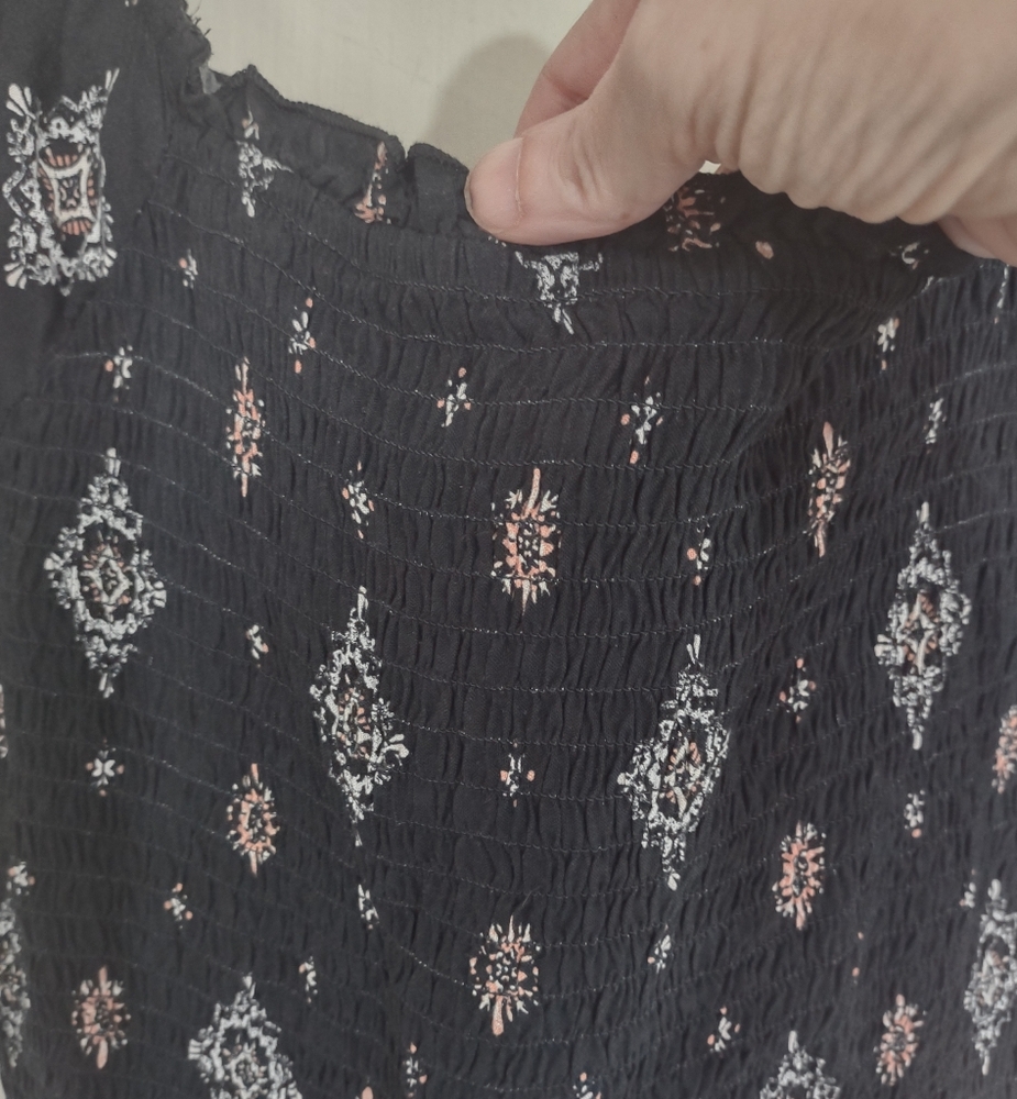 So Romper Medium‎ Milkmaid Whimsigoth Boho Casual Preppy Festival Indie Sleaze - Picture 2 of 6